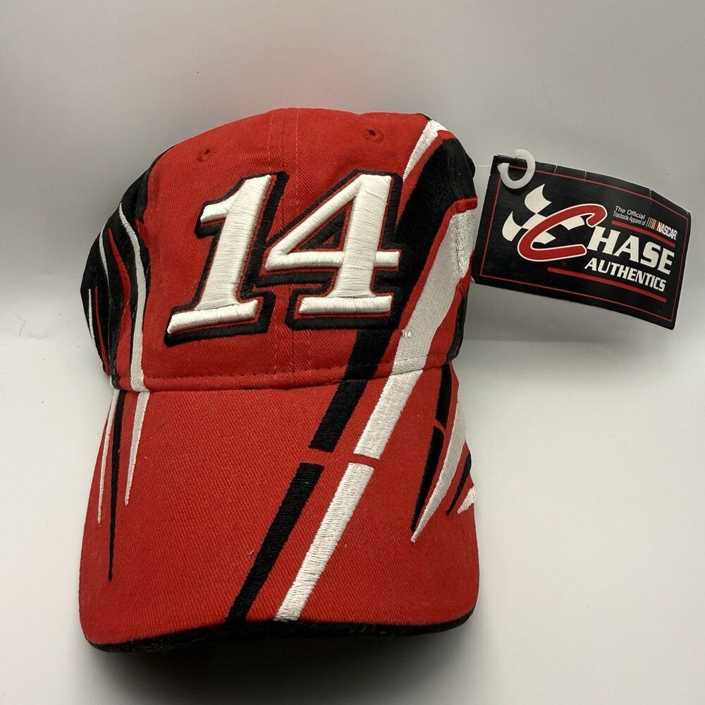 Tony Stewart #14 Office Depot Chase Authentics Racing Hat - Red/Black/White OSFM